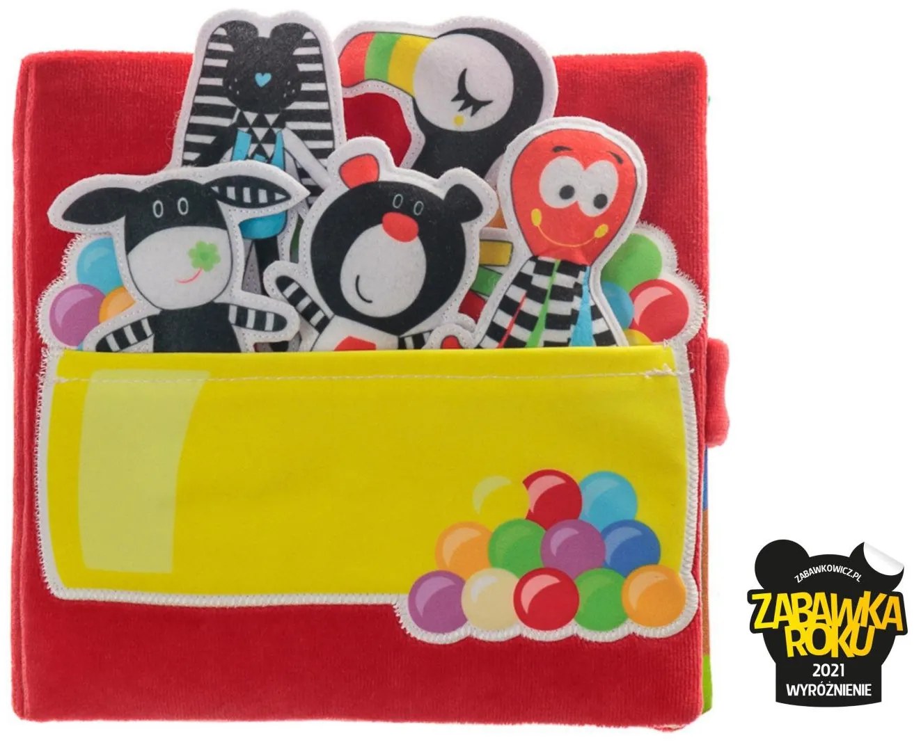 Mom’s Care - textilná knižka - Let balónom