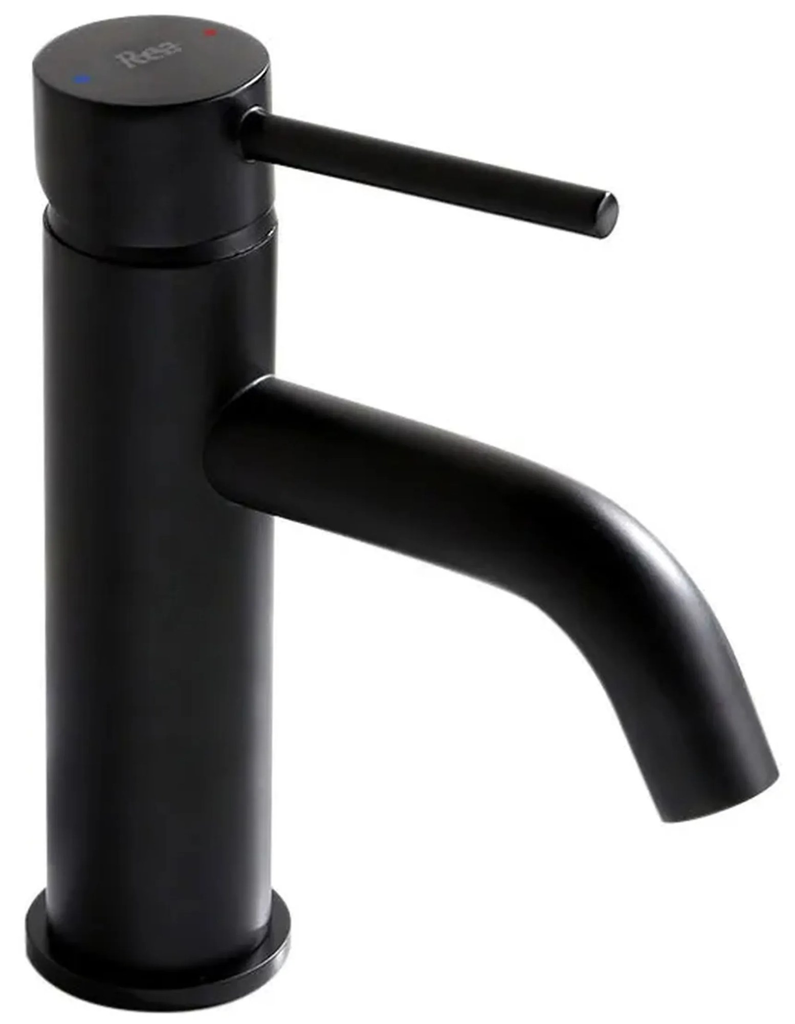 Rea Lungo, umývadlová batéria h-165, čierna matná, REA-B4102