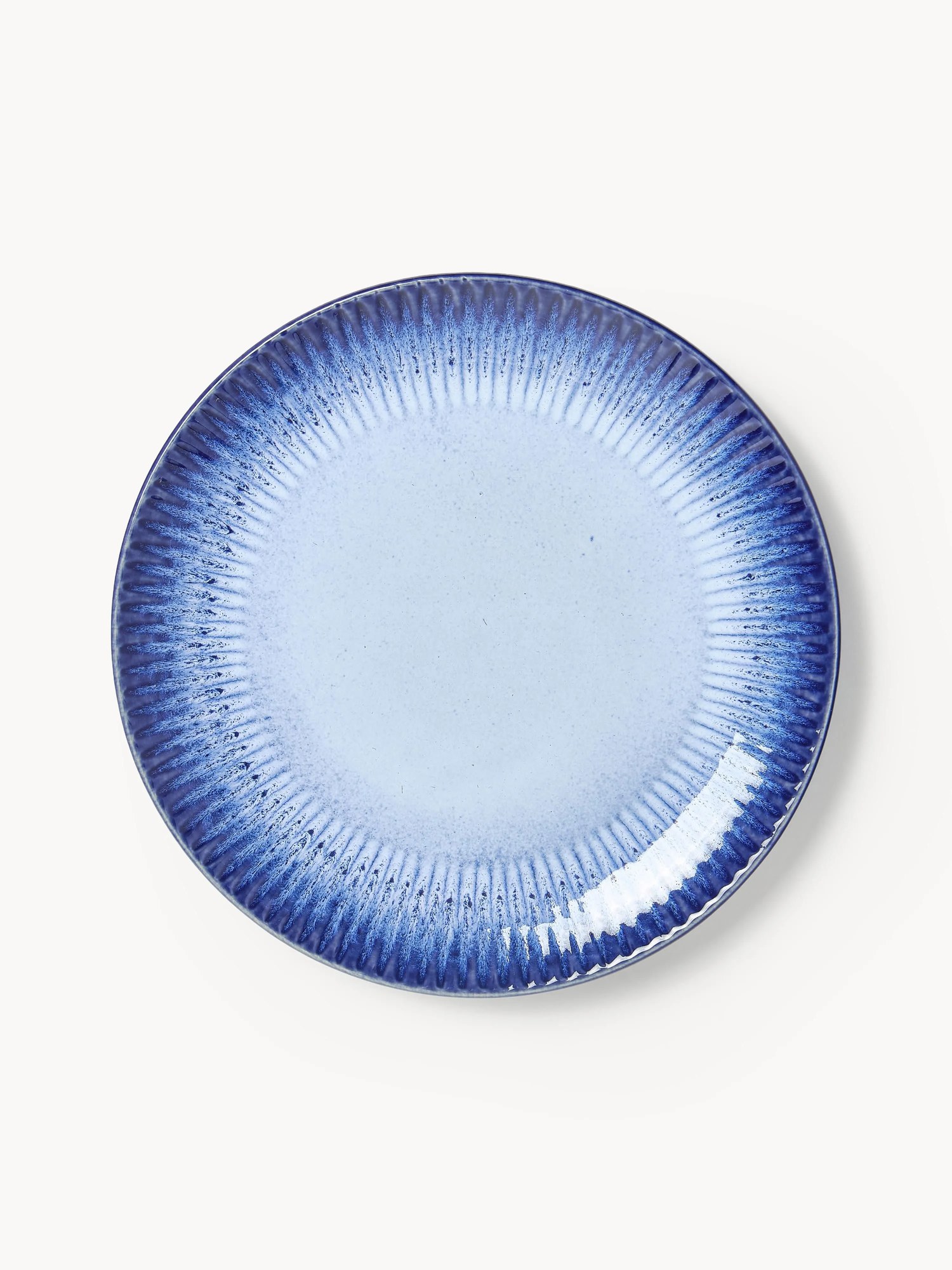 Ručne vyrobené plytké taniere Vinci, 4 ks