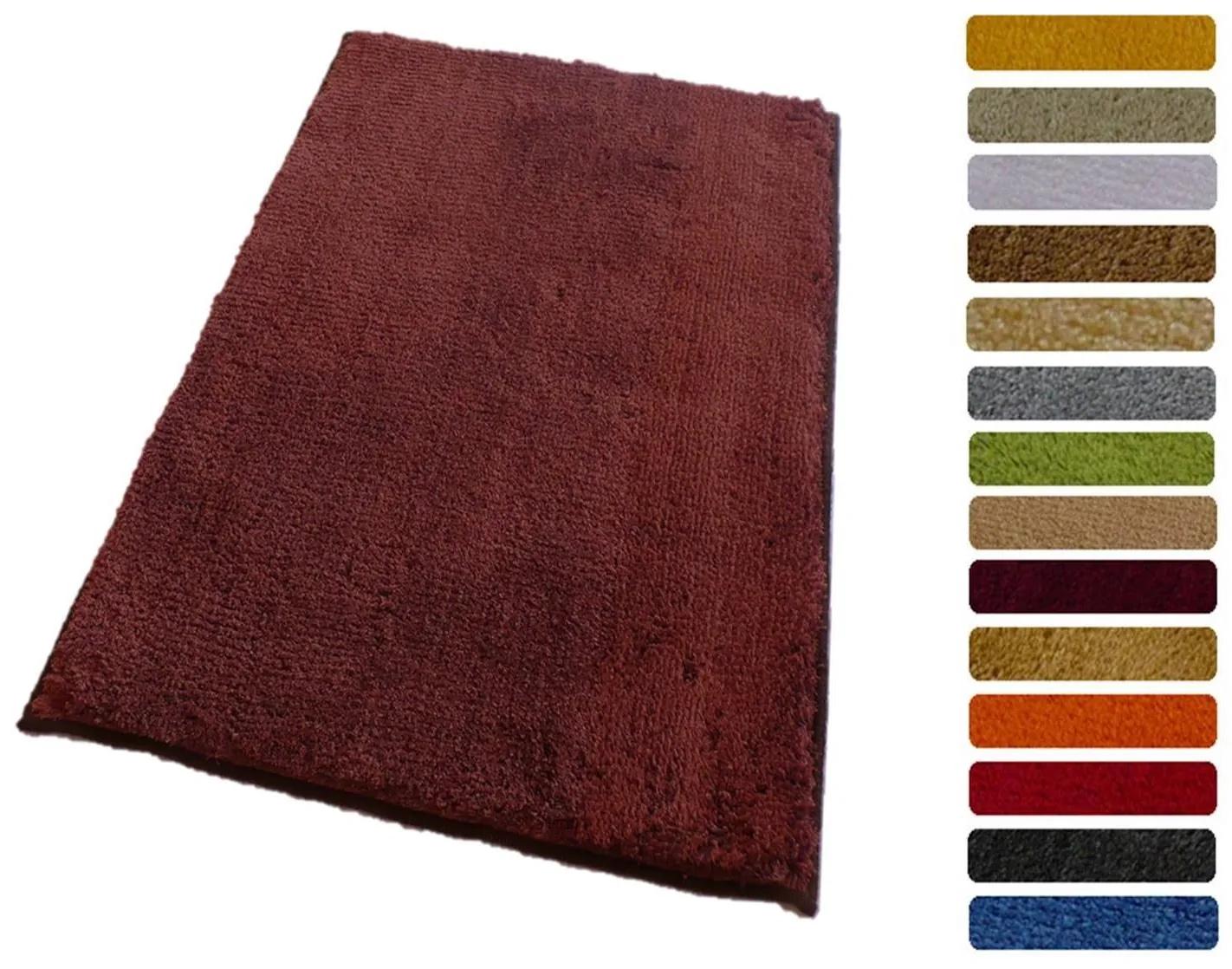 ROUTNER Kúpeľňová predložka COTTON Hnedá 20109 - Hnedá / 50 x 80 cm 20109