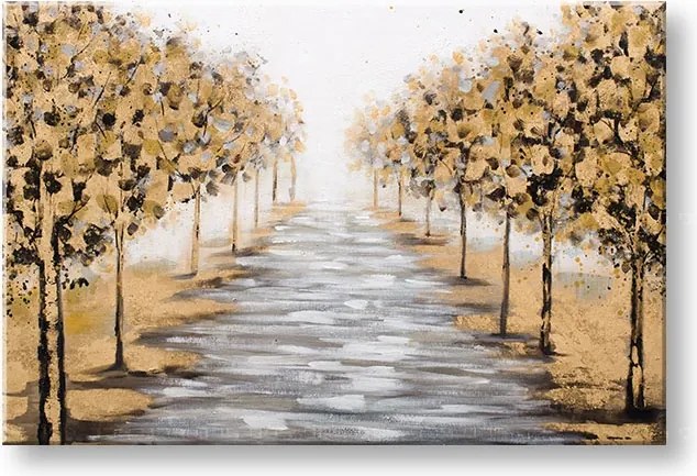 Maľovaný obraz na stenu STROMY 90x60 cm