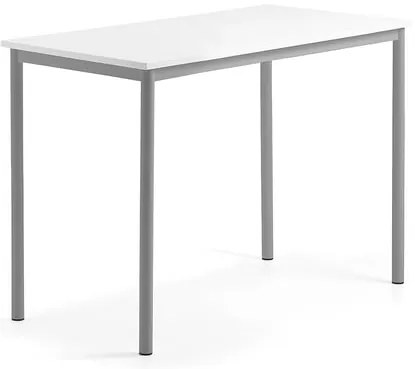 Stôl BORÅS, 1200x600x900 mm, whiteboard doska, strieborná