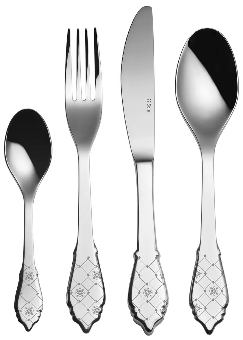 Príborový set 24 ks s vianočným laserom - Duke - 119919