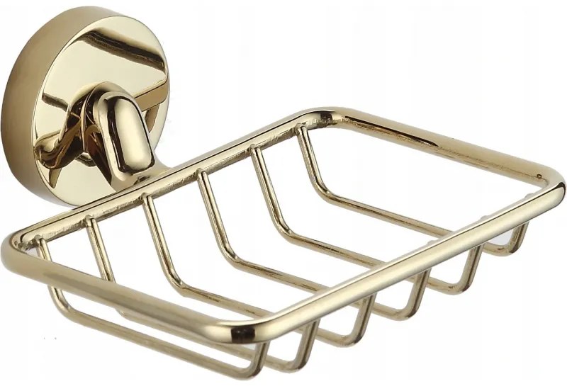 Mexen Remo, držiak na mydlo drôtený, zlatá lesklá, 7050751-50