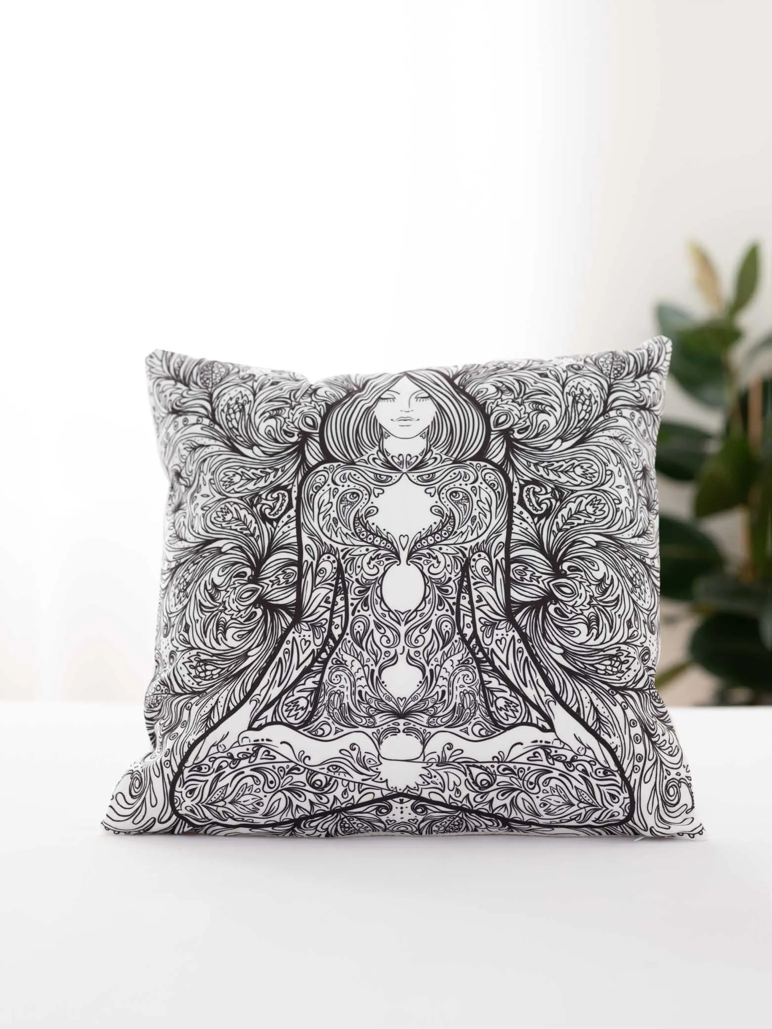 Obliečka na vankúš mikroplyš 45 × 45 cm - Buddha 6