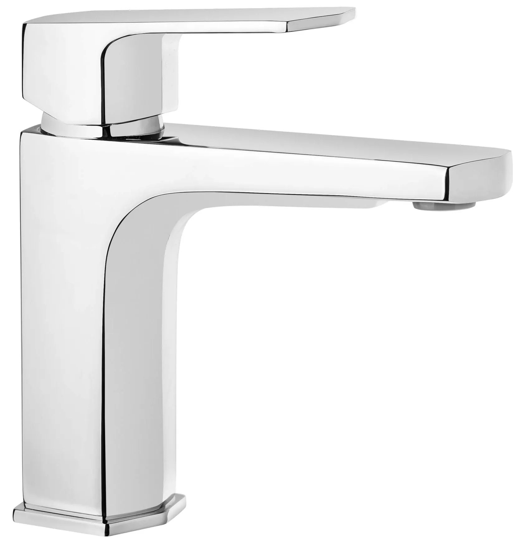 Deante Maruna, umývadlová batéria + kovová zátka Click-Clack s prepadom, chrómová, BGM_021M