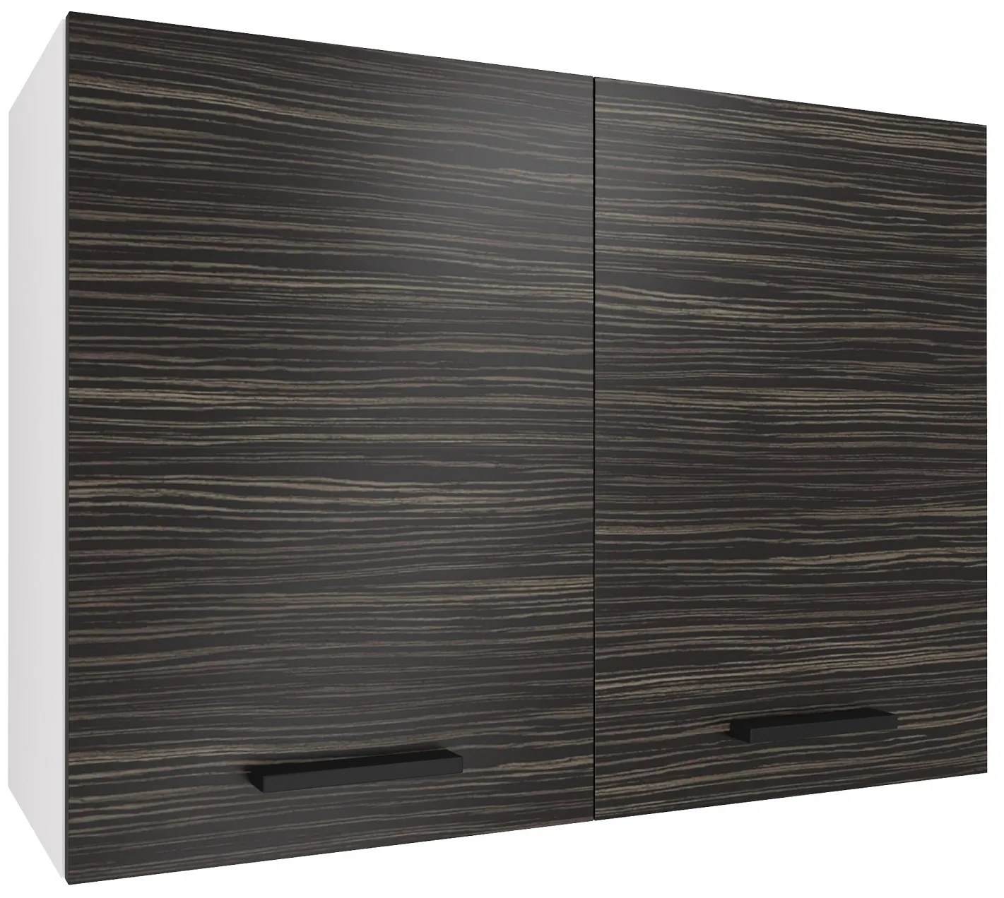 Kuchynská skrinka Belini horná 80 cm eben kráľovský TOR SG80/1/WT/HK/0/B1