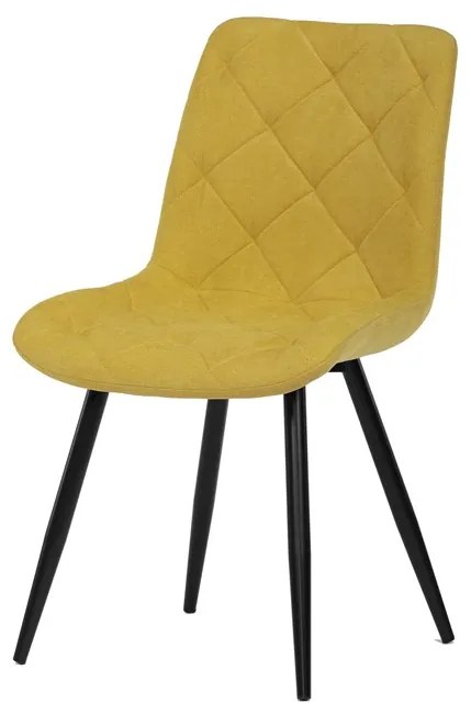 Autronic BONTEC Jedálenská stolička, hnedá, látka, CT-382 BR2 Farba: Žltá