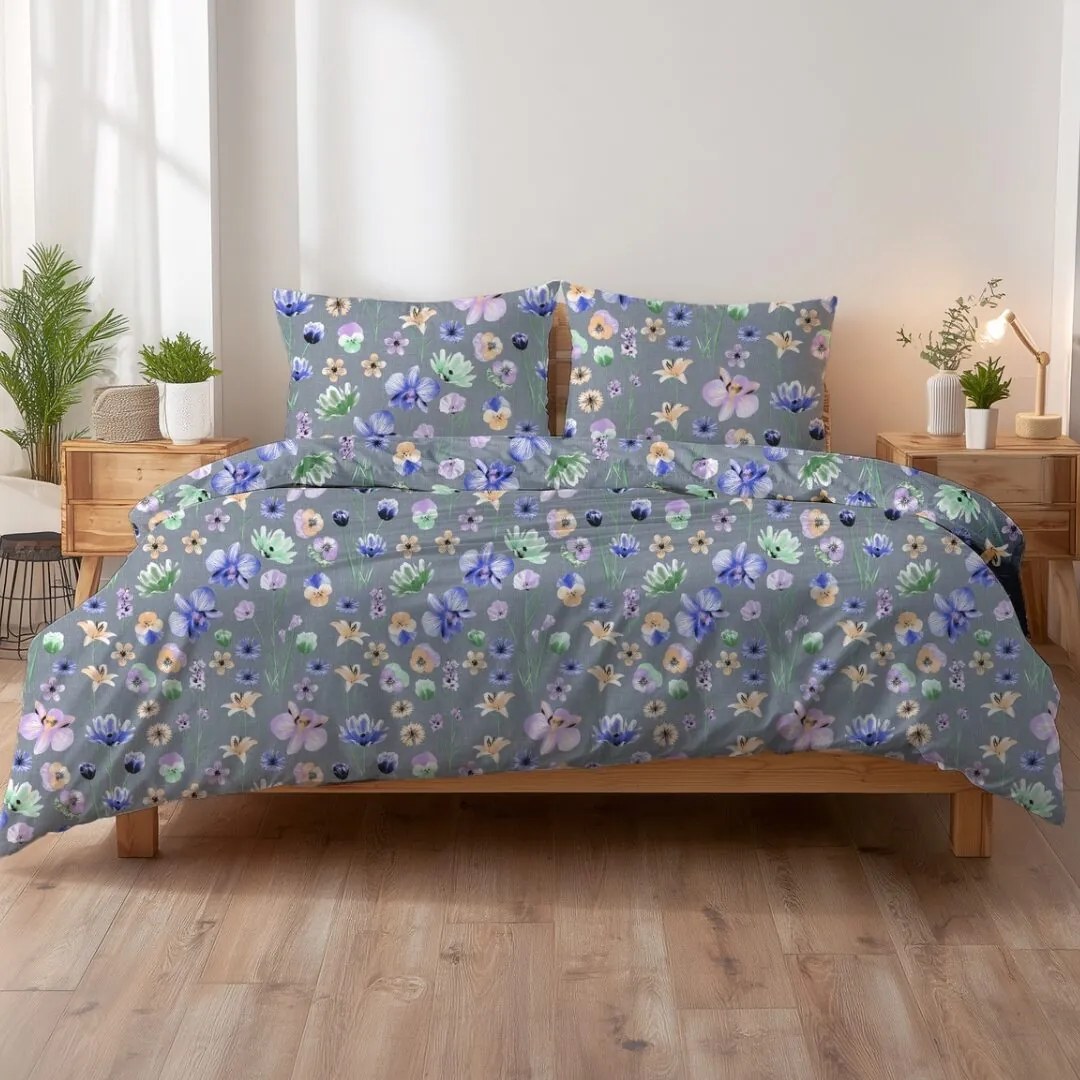 Obliečky flanelové Hintertux 200x140cm+90x70cm TiaHome