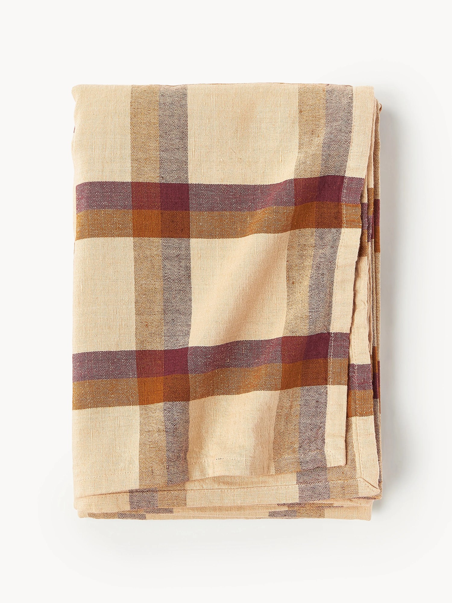 Ručne vyrobený ľanový obrus Vida