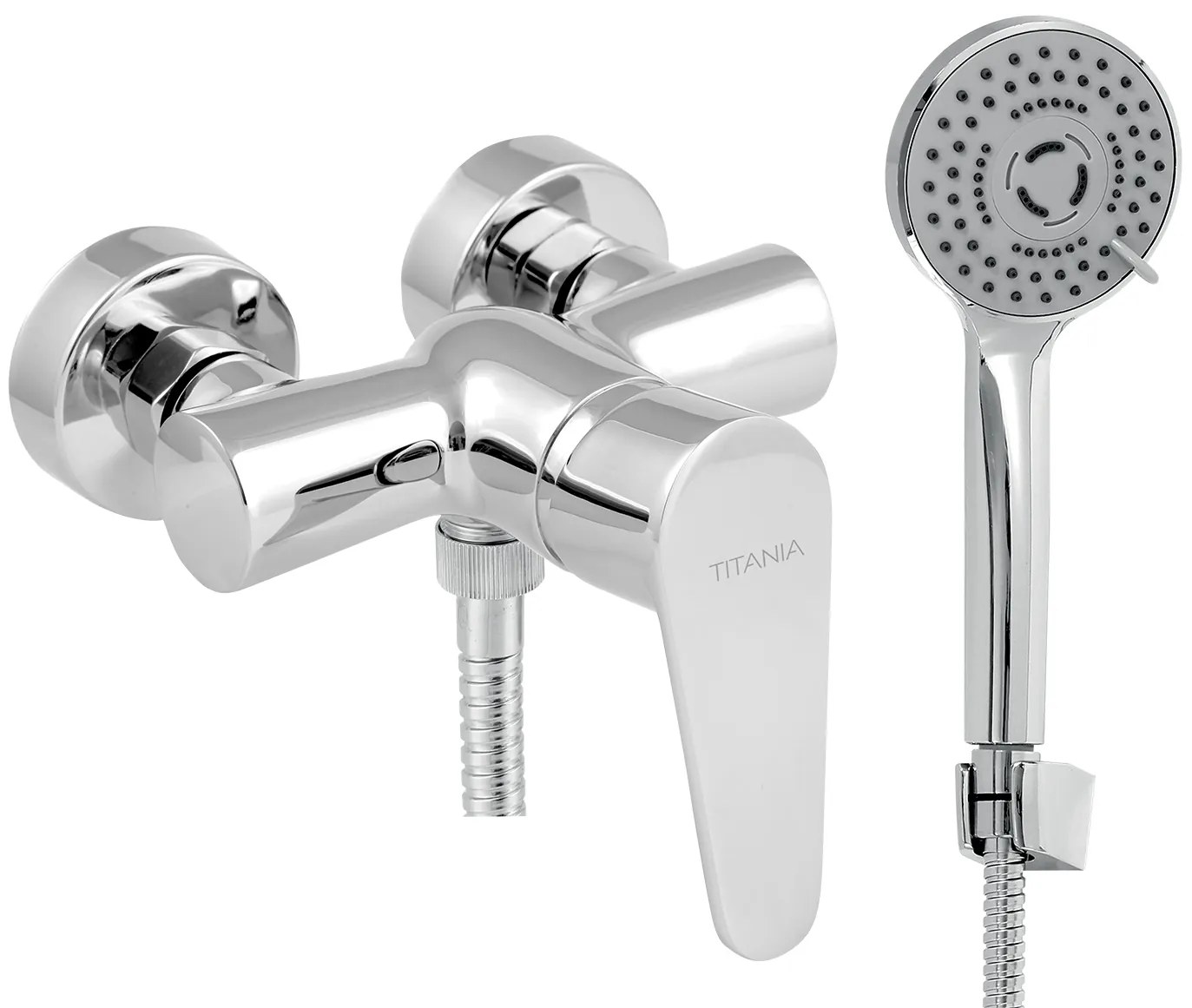 Novaservis Novaservis, Sprchová nástìnná baterie ECO, 100 mm, chrom, 96065-0E