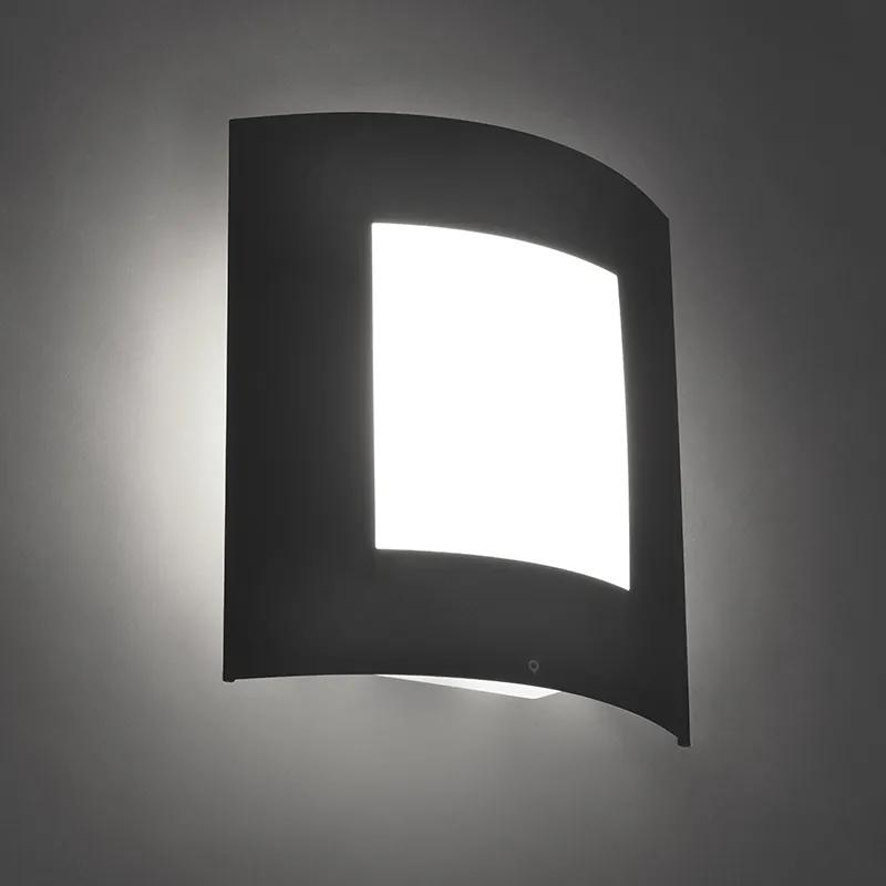 Vonkajšia nástenná lampa antracit IP44 - Emmerald 1