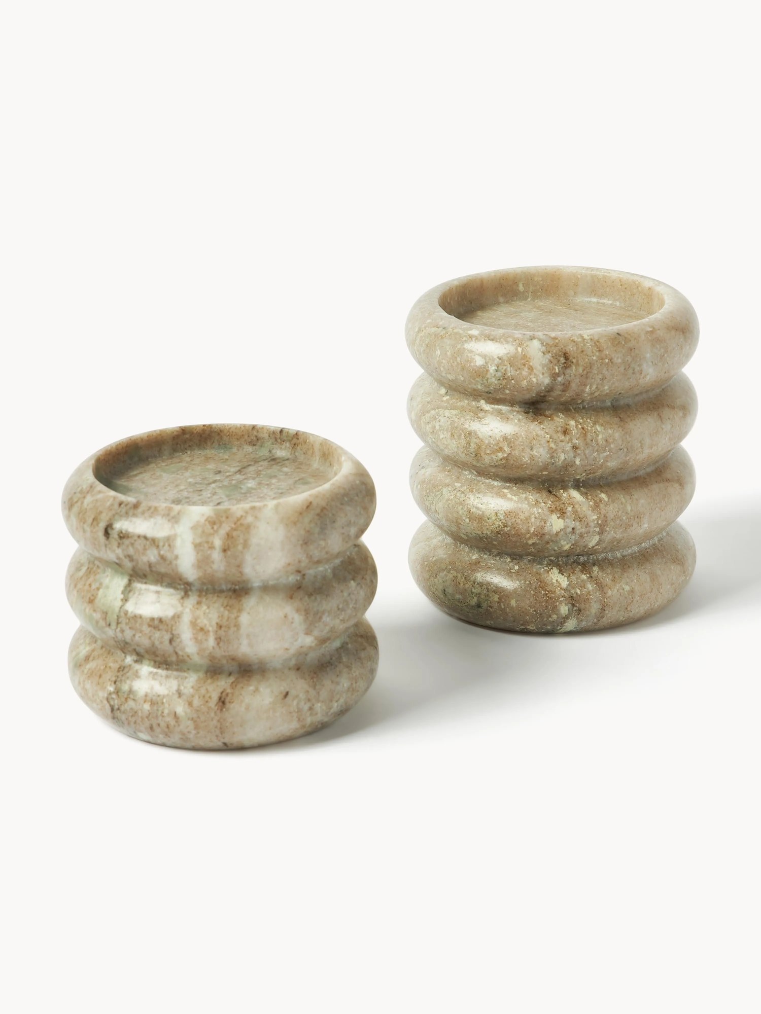 Svietniky z mramoru Orta, 2 ks