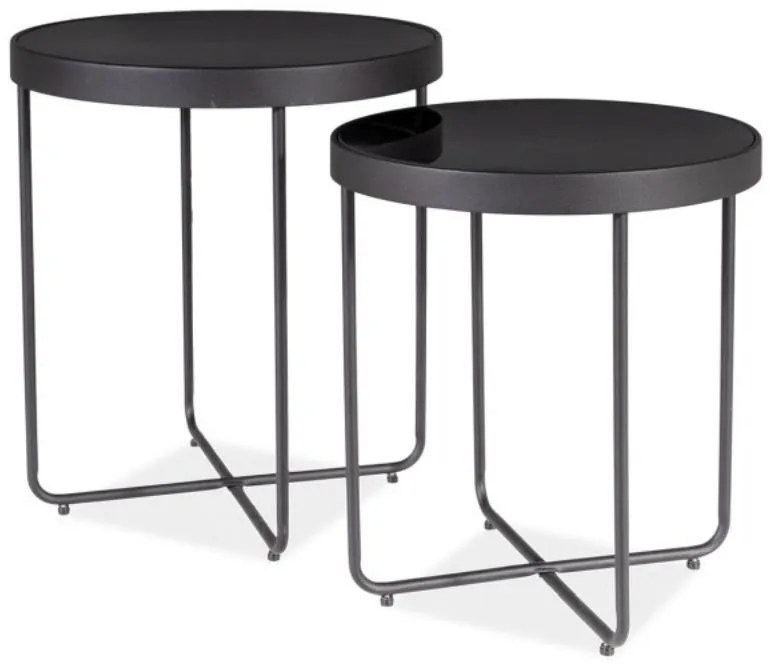 Konferenčný stolík Atena, čierna