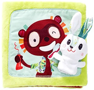 Lilliputiens – Textilná knižka – Králiček zubárom