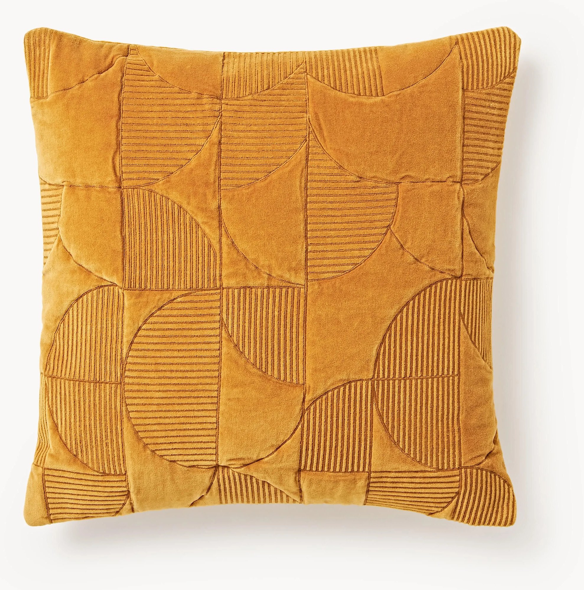 Vyšívaný poťah na vankúš s geometrickým vzorom Verina