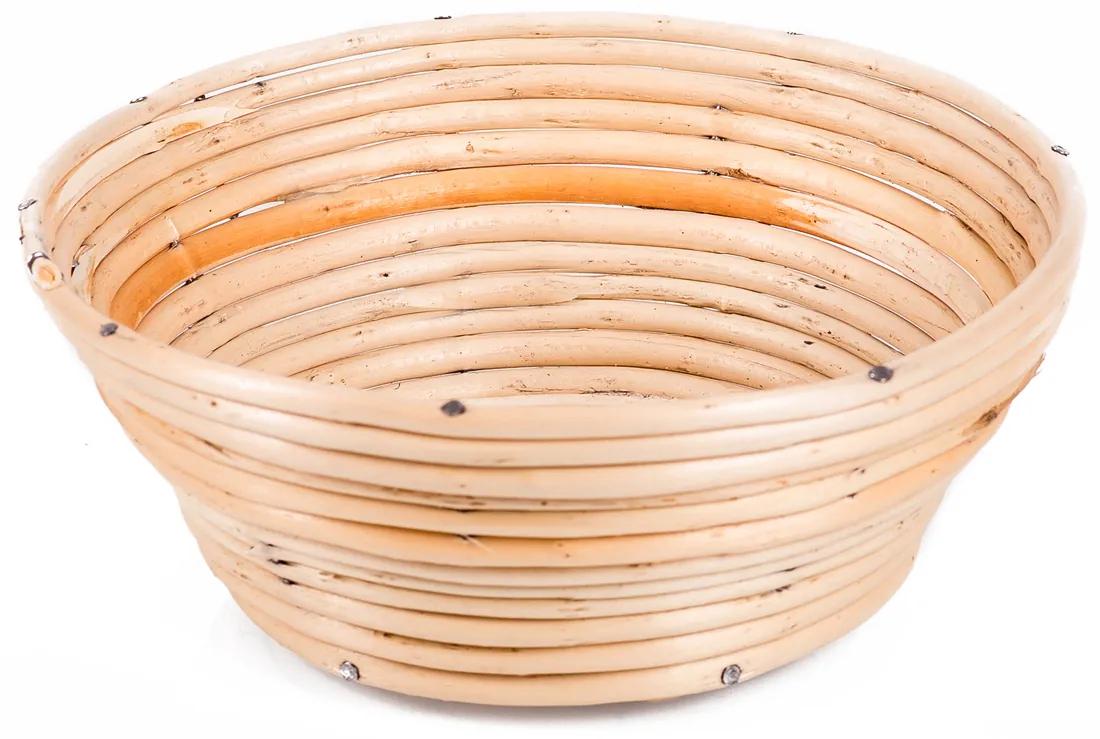 Ošatka guľatá prútená na kysnutie cesta Ekmek Ipriemer 23cm - 1,2kg