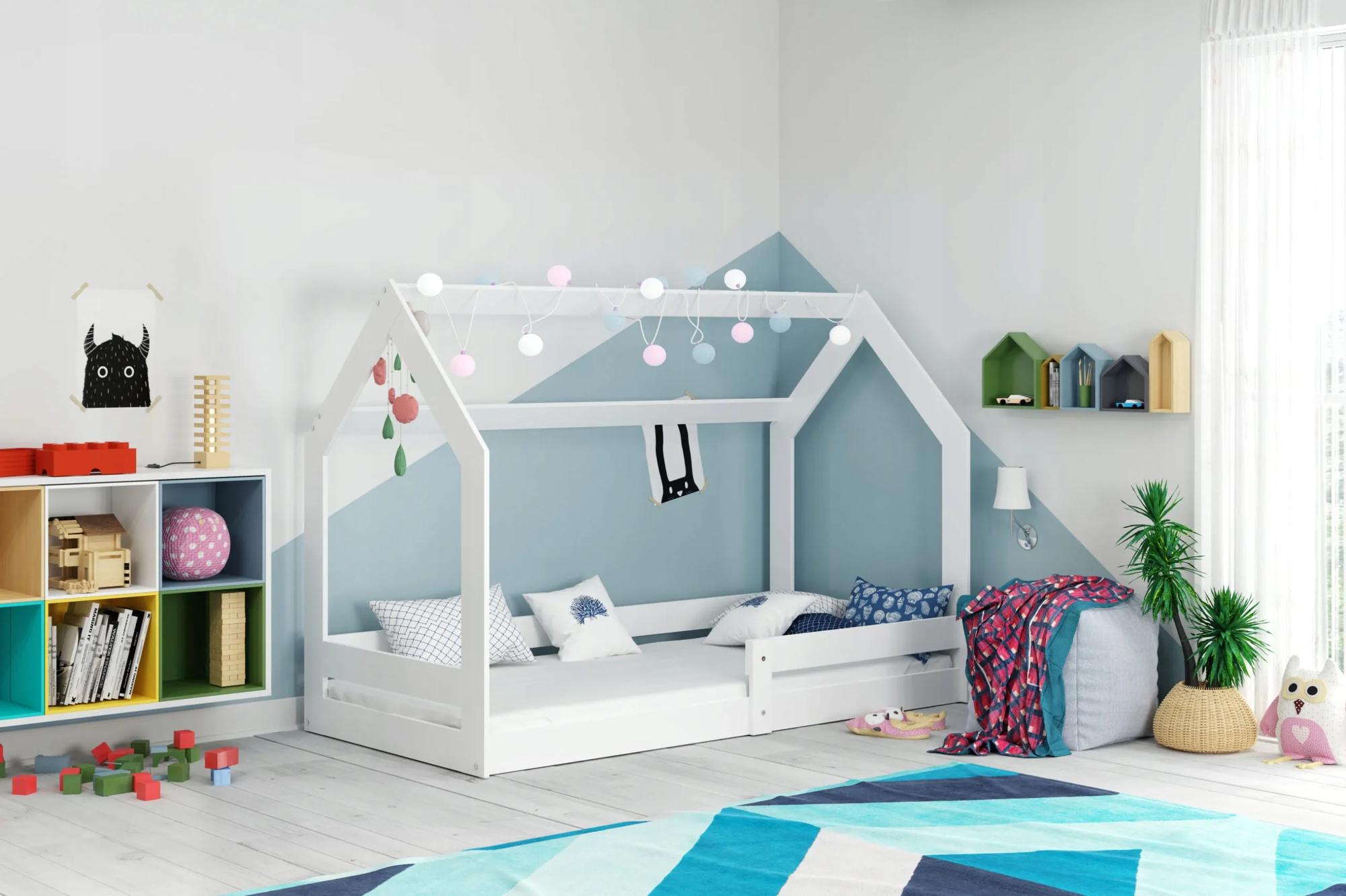 Interbeds Domček 1 detská posteľ Biela 87x164