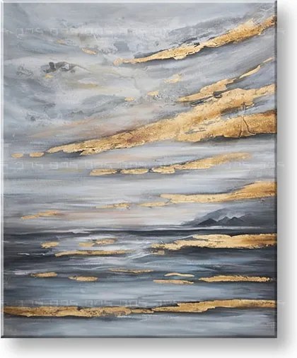 Maľovaný obraz na stenu OBLOHA 1 dielny YOBCWFAB031 - 90x110 cm