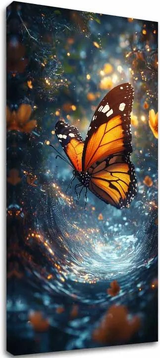 Obraz Oranžového Motýľa - Magická atmosféra