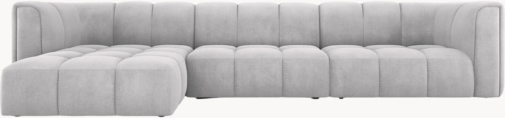 Modulárna ženilková rohová pohovka Moritz (5-miestna)