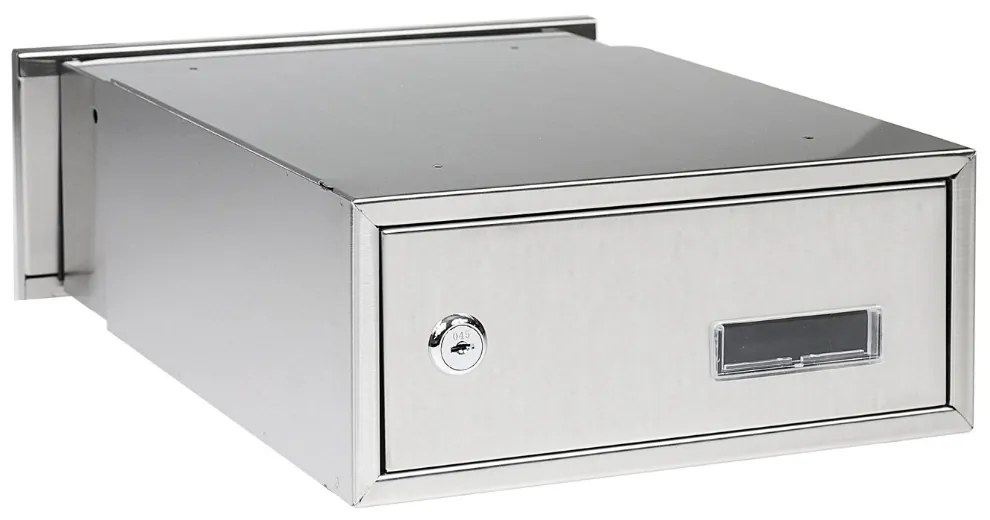 Poštová schránka BK 38, rovná, nerez Poštová schránka BK 38, rovná, nerez