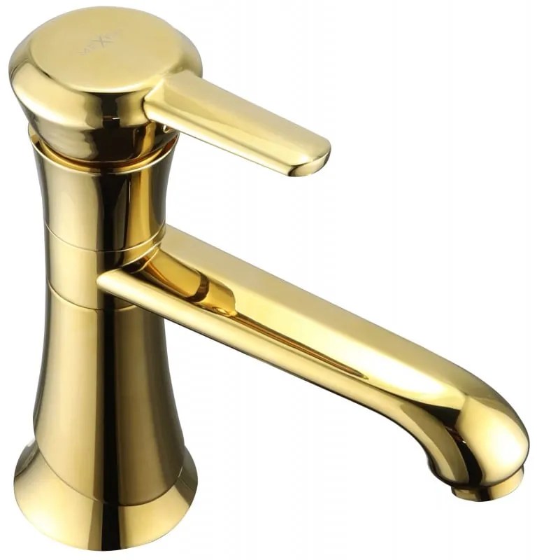 Mexen Rose, umývadlová batéria, zlatá lesklá, 73300-50