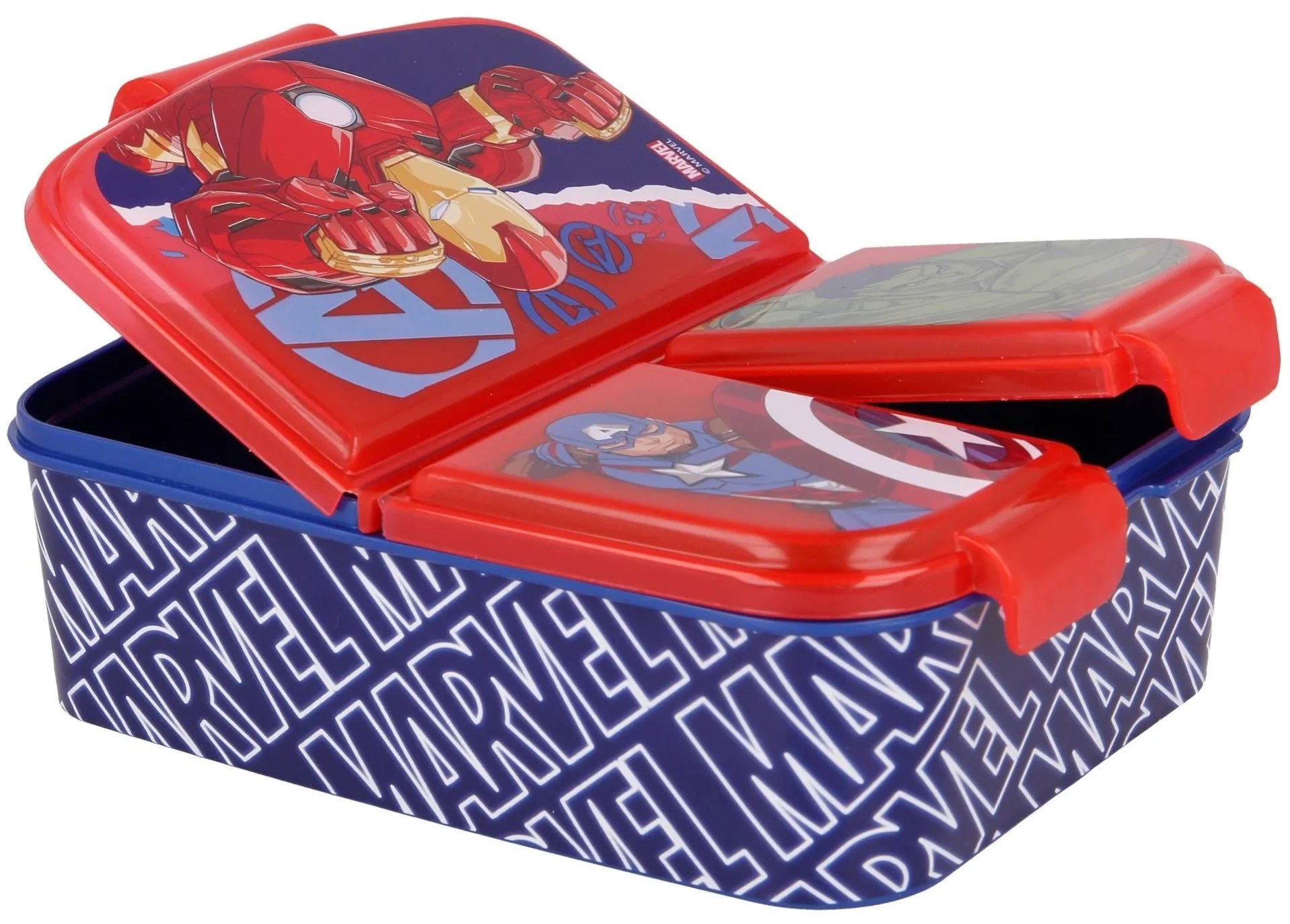 Multibox na desiatu MARVEL - Avengers s 3 priehradkami