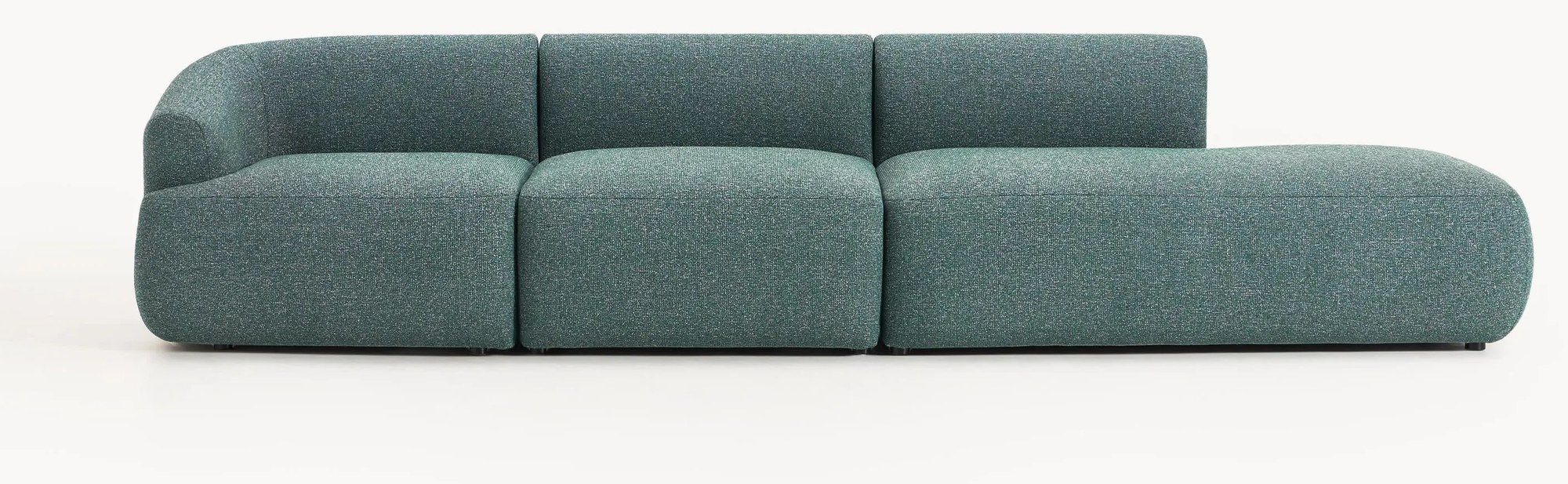 Modulárne XL buklé ležadlo Sofia