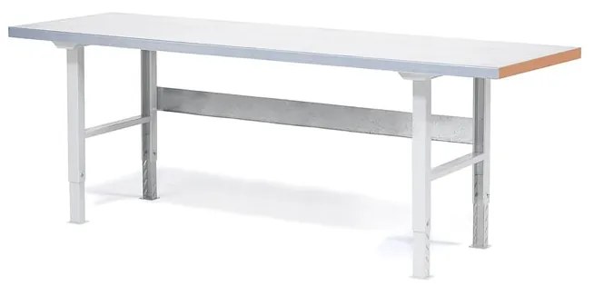 Profi dielenský stôl SOLID, nosnosť 750 kg, 2500x800 mm, oceľ