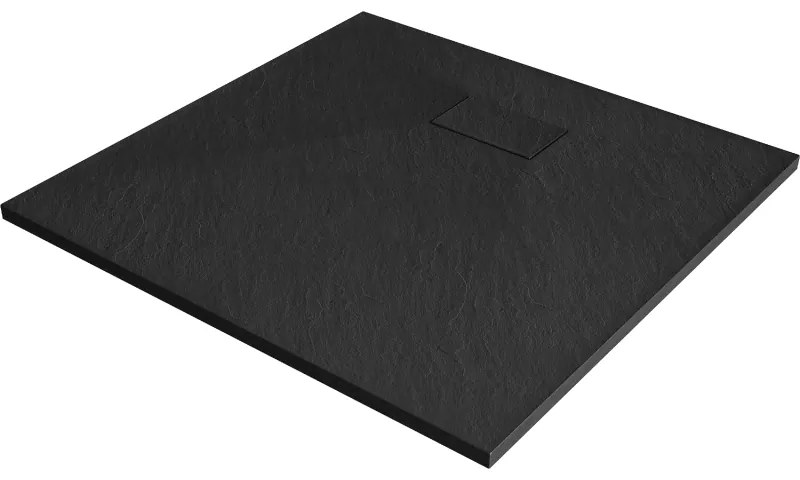 Mexen Hugo, SMC štvorcová sprchová vanička 80 x 80 cm, čierna matná, 42708080