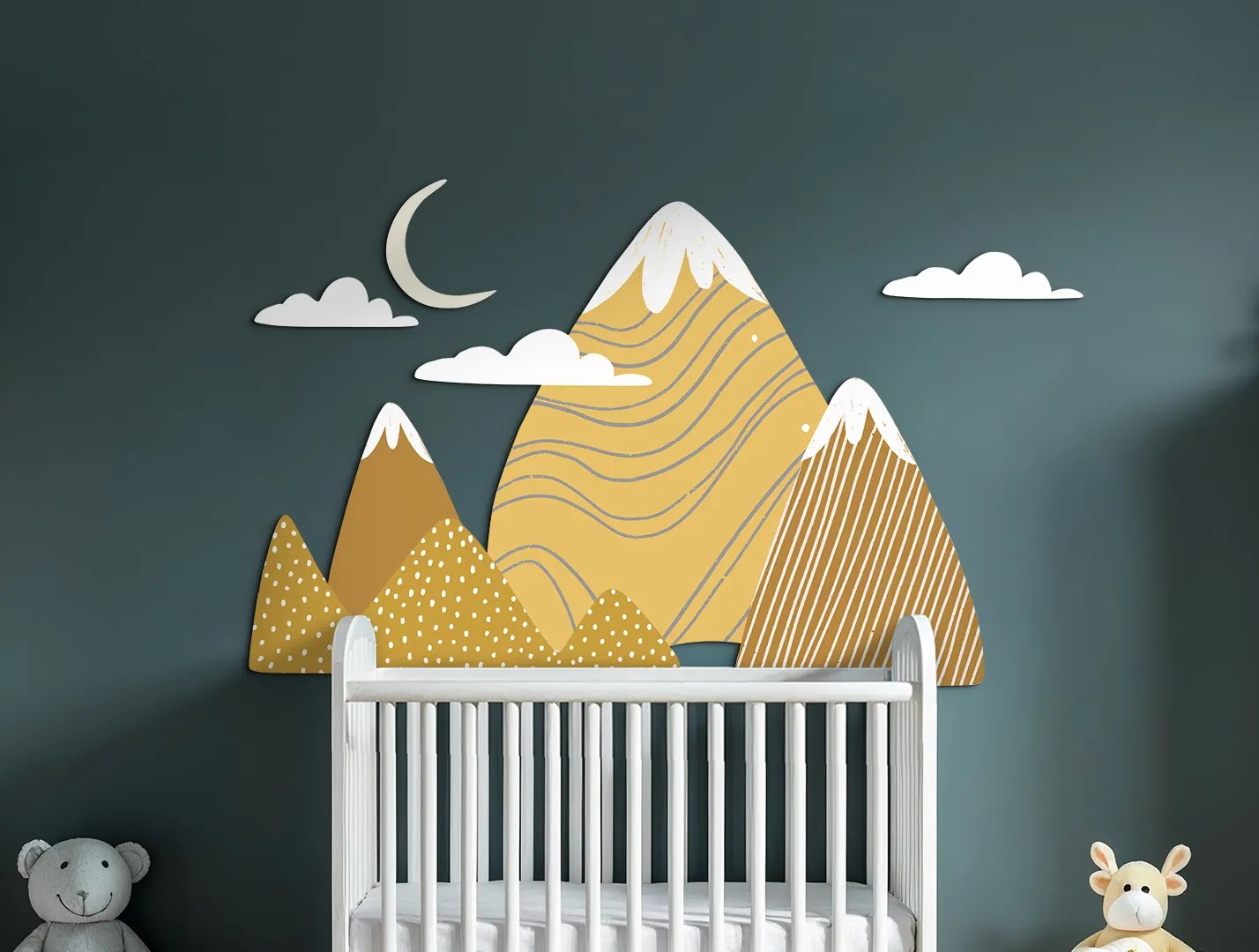 drevko | Dekorácia do detskej izby Pieskové hory 72 x 120 cm