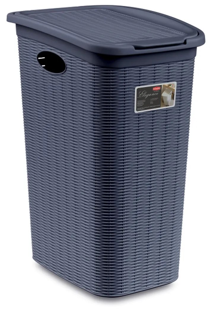 STEFANPLAST Kôš na bielizeň Elegance 36 l, modrý