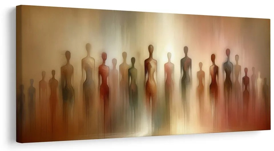 Obraz tajomné siluety v hmle