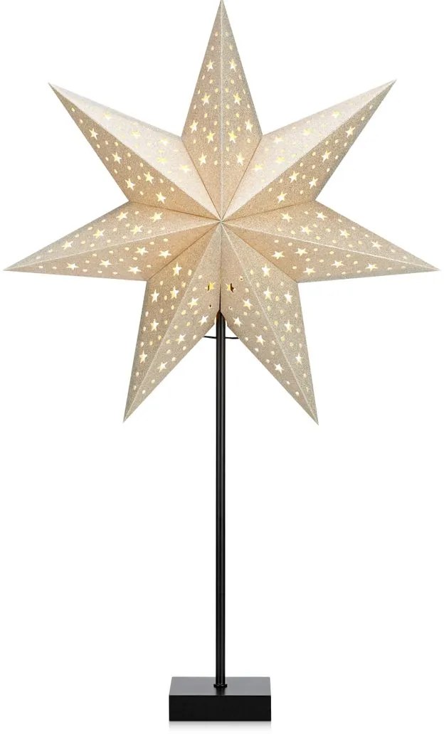 SOLVALLA Svetelná dekorácia hviezda, 25 W, 69 × 45 cm