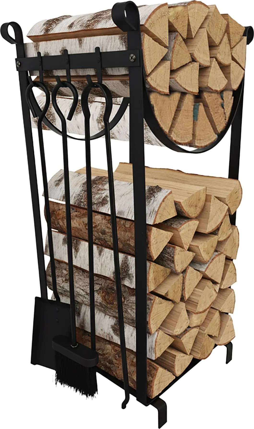 Stojan na drevo s krbovým náradím RD52366