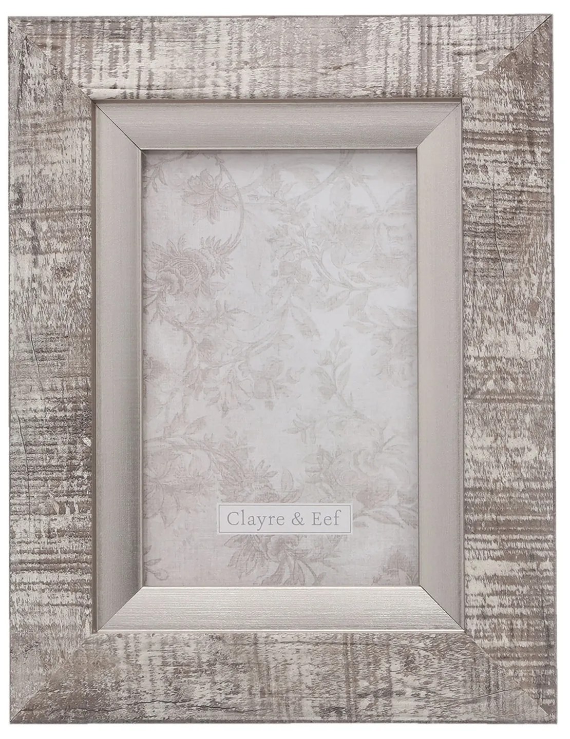 Fotorámik so striebornou patinou - 17 * 2 * 22/10 * 15 cm