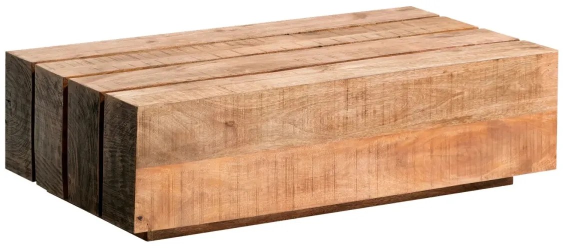 furniture-nabytek.cz - Masívny konferenčný stolík Dakota z mangového dreva, lakovaný, hnedý – 120×70 cm