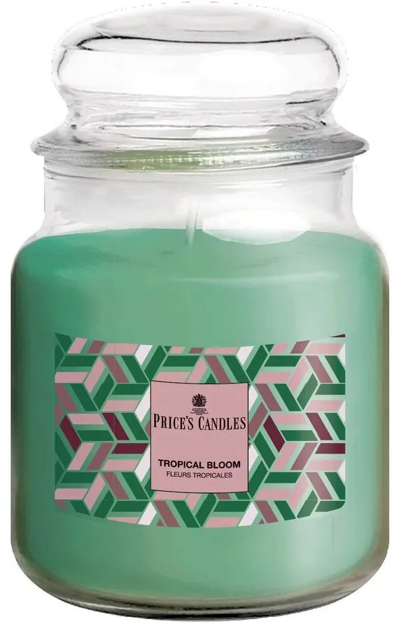 Price´s Price's MIDI vonná svíčka ve skle Tropical Bloom - hoření 80h