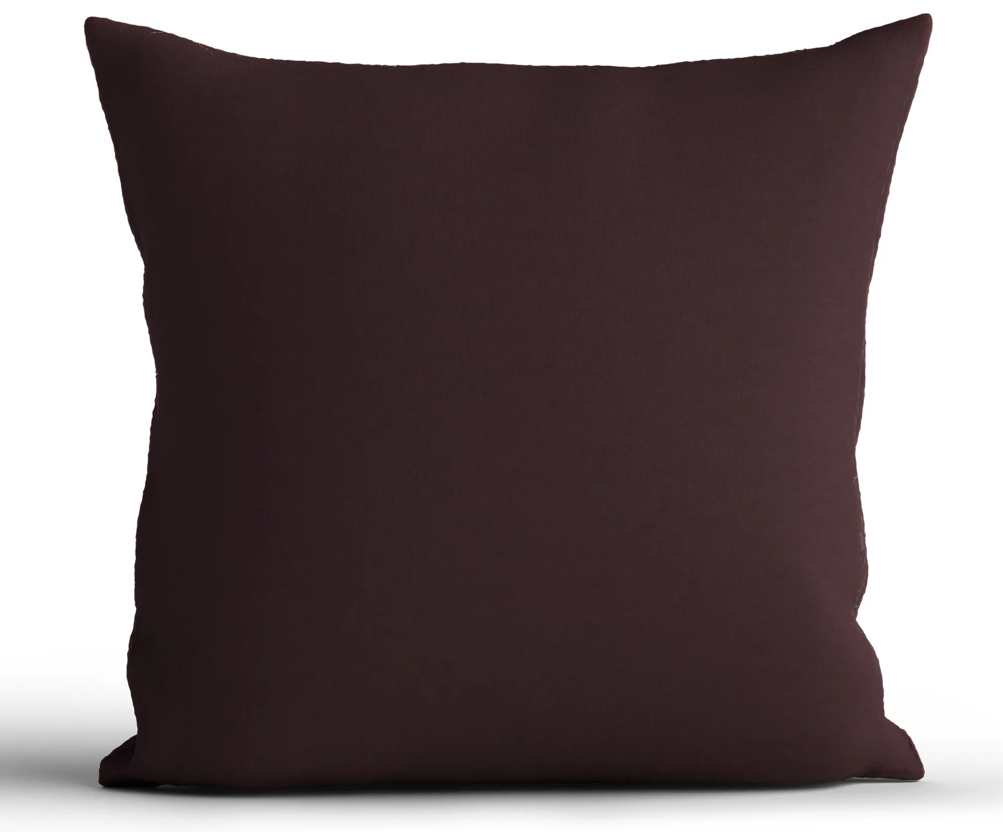 Bavlnená obliečka na vankúš Renforcé 40 × 40 cm - Jasmine tmavo hnedá