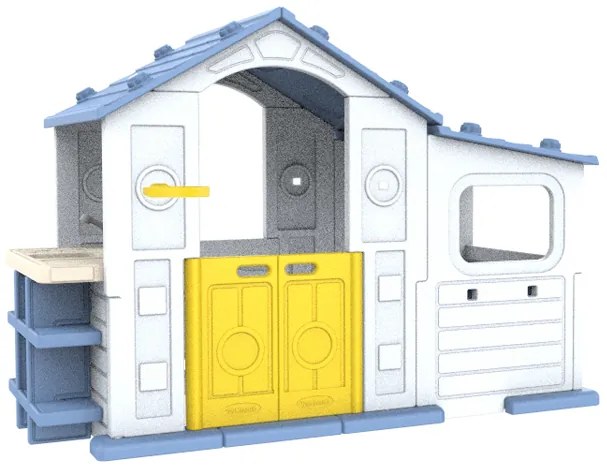 Veľký záhradný domček s detskou verandou ZOG.CHD-515