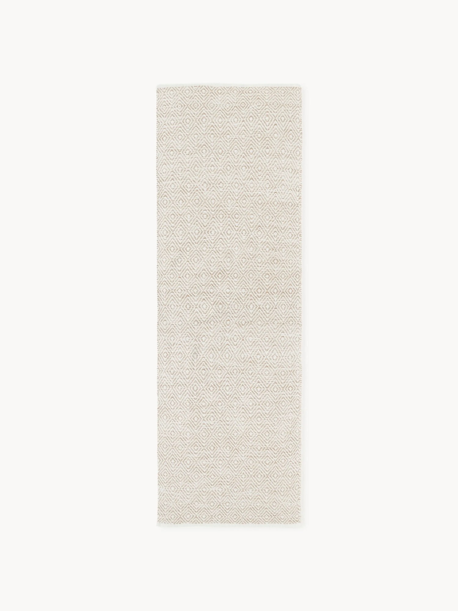 Ručne tkaný exteriérový behúň s vintage diamantovým vzorom Rika