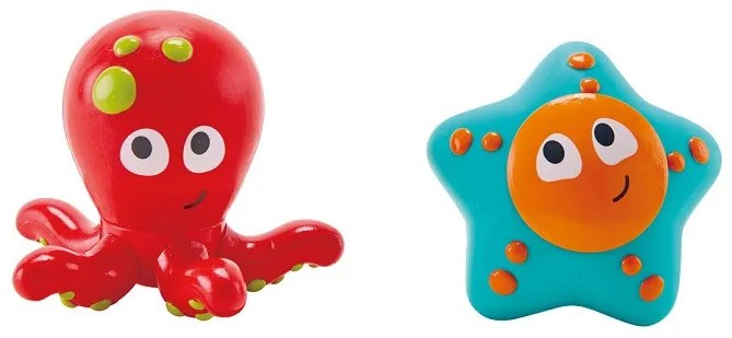 Striekacia chobotnica s hviezdicou- hračka do vody