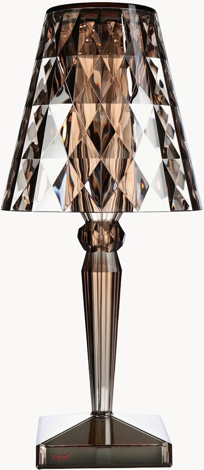 Smievateľná prenosná stolová LED lampa Big Battery, V 37 cm