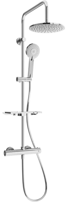 Mexen KT40 sprchový set s termostatickou batériou Kai, chrómová, 771504093-00