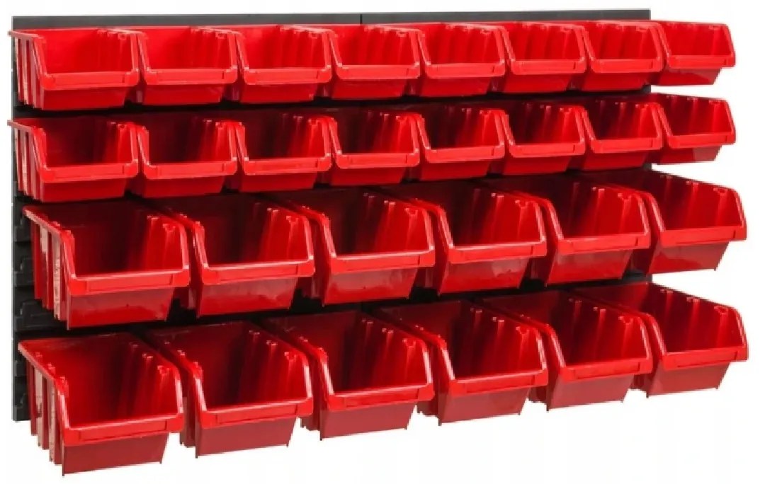 Kistenberg Závesný panel s 28 boxy na náradie ORDERLINE 800x165x400