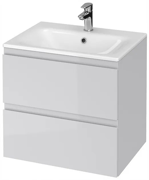 Cersanit Moduo, umývadlová skrinka + umývadlo 60cm, šedá, S801-313-DSM