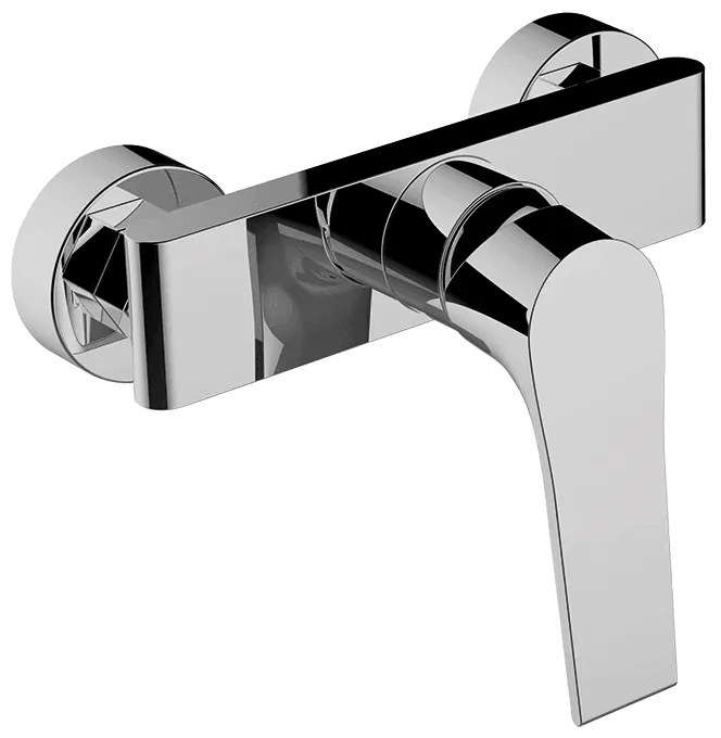 Laveo Plato, sprchová batéria nástenná h-103, chrómová, LAV-BLY_040D