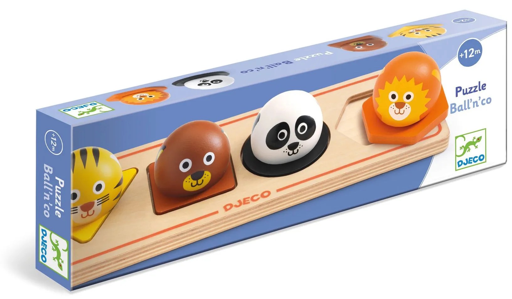 Drevená vkladačka - rozpoznávanie tvarov a zvierat