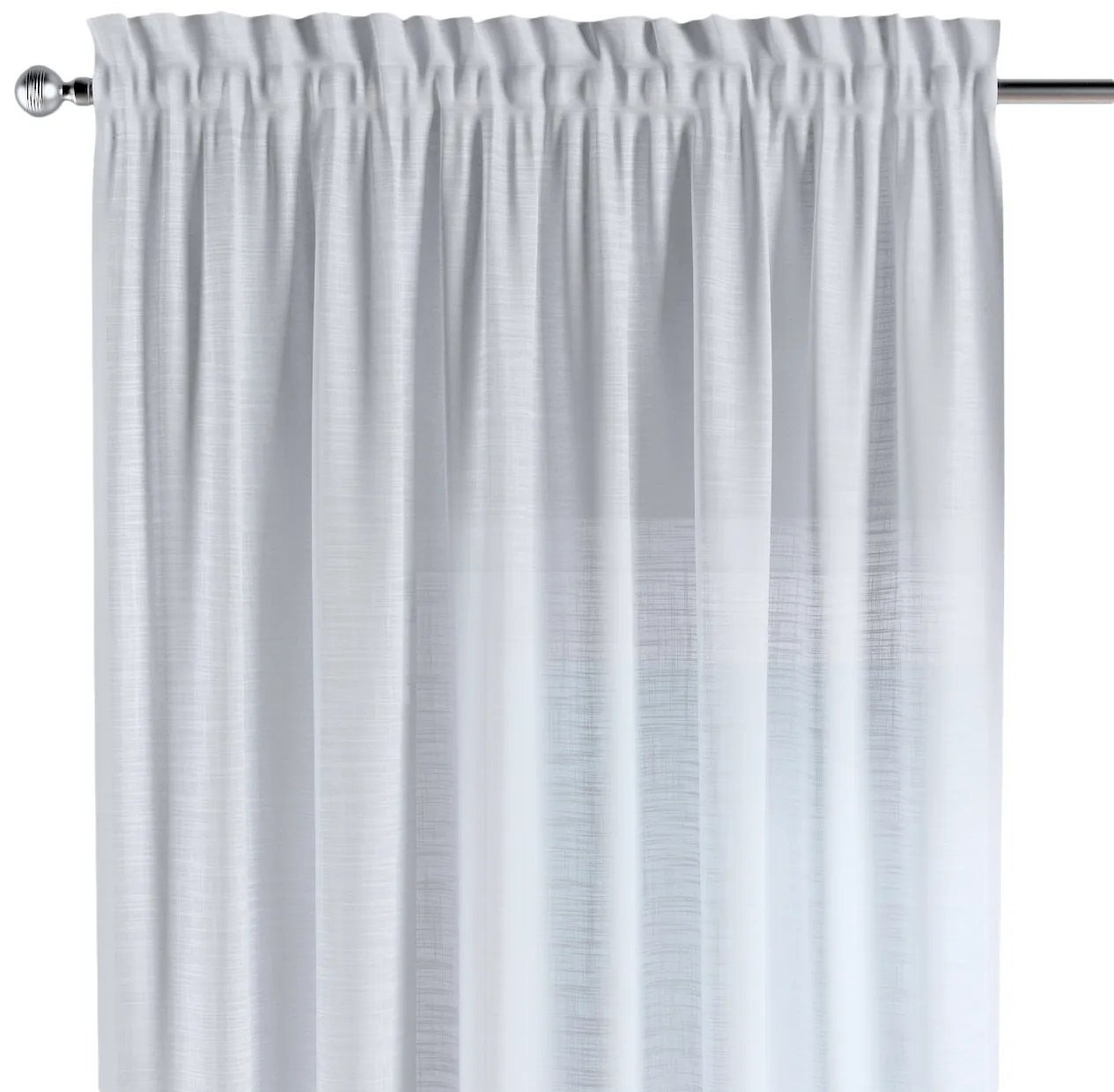 Záves s tunelom a volánom